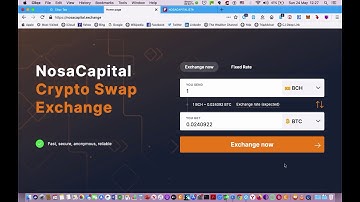 vNewsletter14: Nosa Capital Crypto Swap Exchange