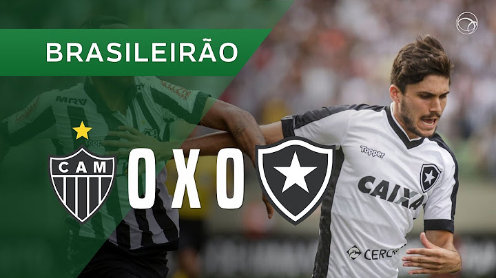 ATLÉTICO-MG 0 X 0 BOTAFOGO - 29/10 - BRASILEIRÃO 2017