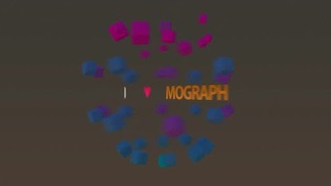 C4D Mograph test - shader effector