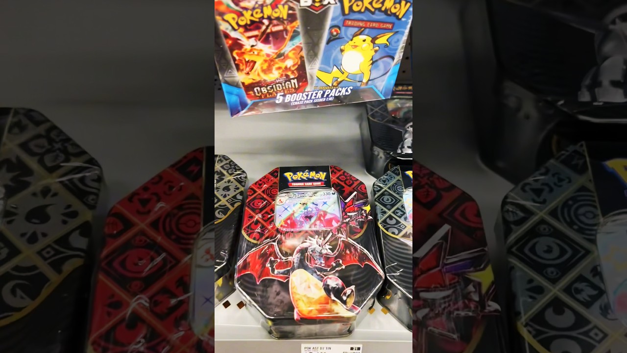 Unbelievable Find! Scored a Paldean Fates Charizard Tin on Our Pokémon Deal Hunt!