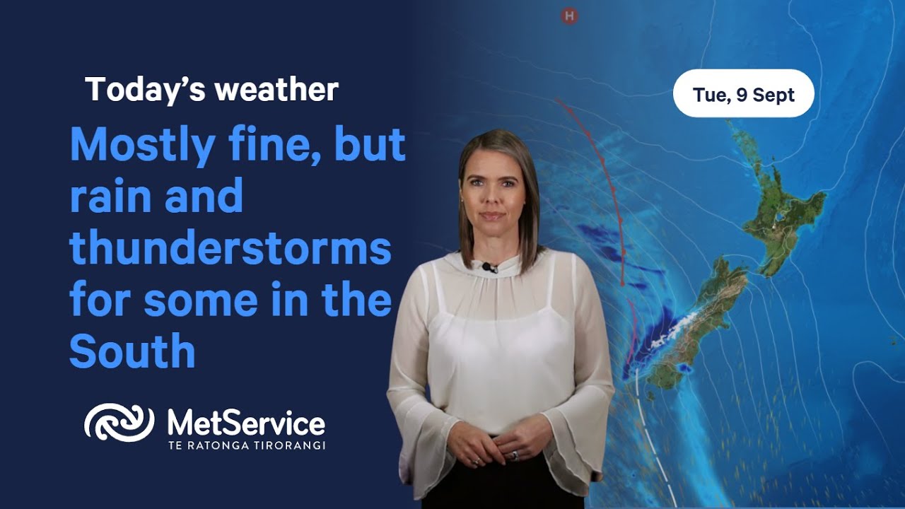 NZ Weather Forecast - Tuesday 9 September 2025 - YouTube