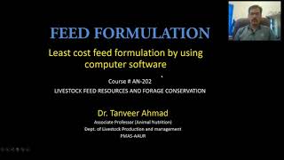 Practical-14-Dairy Feed Formulation by Using Software (Brief) screenshot 3