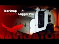 Видео обзор туристического прицепа кемпера капля Навигатор | Teardrop camper trailer Navigator
