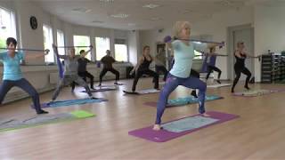 Pilates mit dem Theraband. 02.05.2019