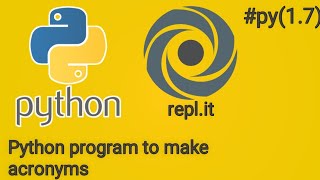 Acronyms | Python