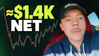 This NAS100 BUY Went CRAZY! ≈$1.4K NET | Live Trading + Breakdown