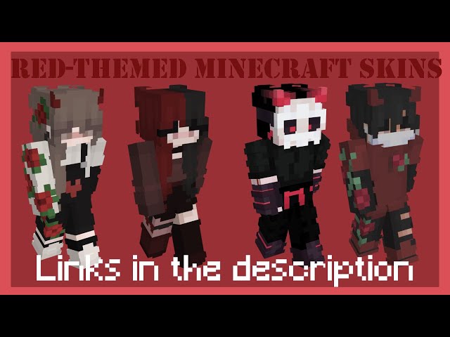 boy black red  Minecraft Skins