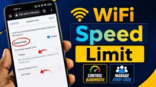 How to Limit Wifi Speed for Other Users (2026) | Control Your WiFi Bandwidth