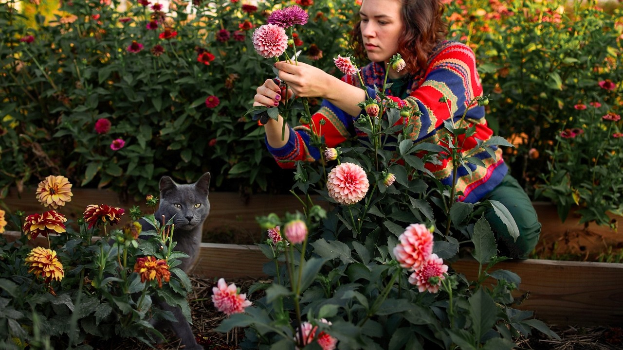 Простая жизнь в деревне 🌿 4-часовая подборка: Год в моем саду