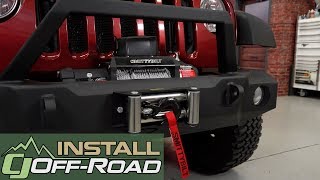 Smittybilt Winch Install Jeep Wrangler JK Smittybilt XRC Gen 2 9,500 lb Winch Installation