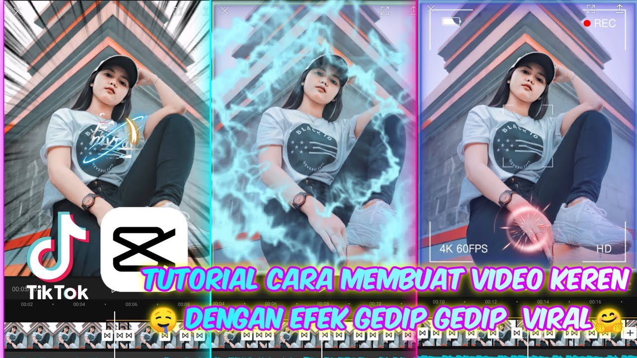 Tutorial Cara Membuat Video Keren Dengan Efek Gedip Gedip Di Aplikasi Capcut Youtube