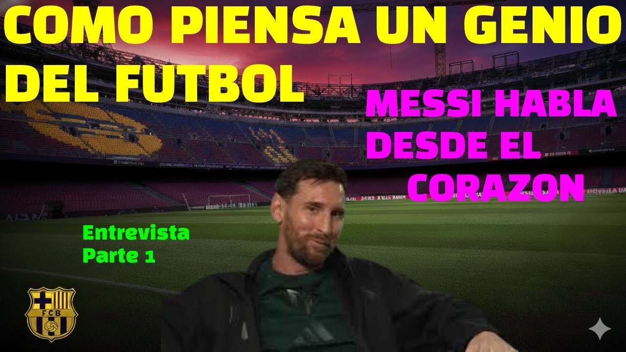 ENTREVISTA LEO MESSI, COMO VIVE UN GENIO DEL FUTBOL