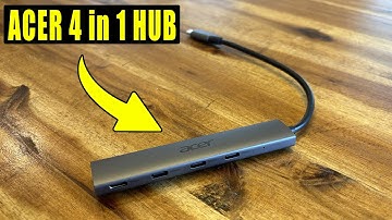 Full Review of Acer 4 in 1 USB C Hub!