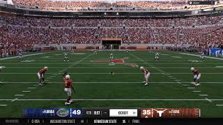 CFB25 Blitz S3 W7 Florida vs Texas