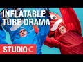 Inflatable tube drama studio c