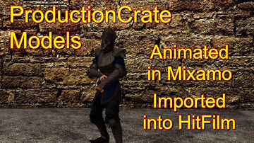 Mixamo Animated ProductionCrate Character Models in HitFilm