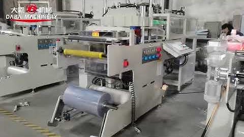 DABA Automatic plastic thermoforming machine transparent BOPS cake tray thermoforming machine