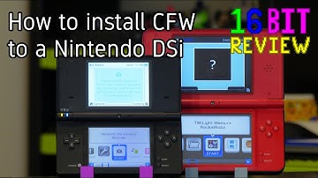 How to install CFW on a DSi - 16 Bit Guide