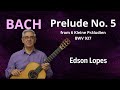 Edson lopes plays bach prelude no 5 bwv 937