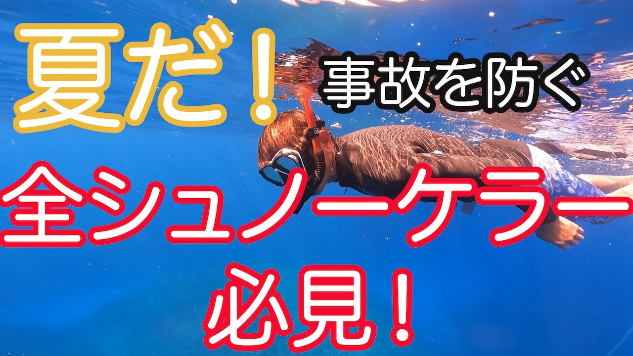 【スノーケリング事故を防ぐ】熱烈先生のダイビング講座　第147講