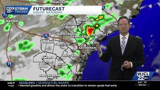 Rain chances linger into this weekend...a look at the timing of showers for SE Georgia, Lowcountry