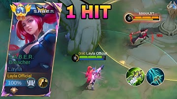 META LAYLA NEW ABNORMAL BURST DAMAGE BUILD!🔥 (must try) LAYLA BEST 1 HIT BUILD 2025!!