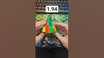 Pyraminx Solve of the Day 9/24 - 1.94 #pyraminx #rubikscube #cubing #speedcubing #puzzle #shorts