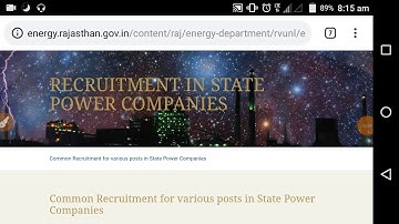 JVVNL Information Assistant Result Declared check your Result and Documents Verification Admit card