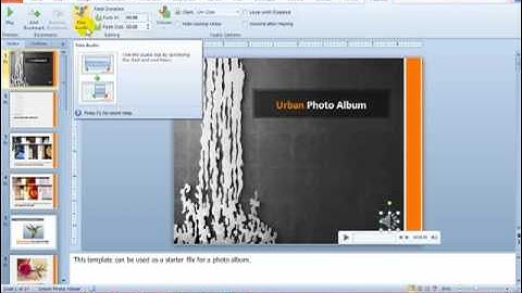 Using PowerPoint 2010 to Create a Video