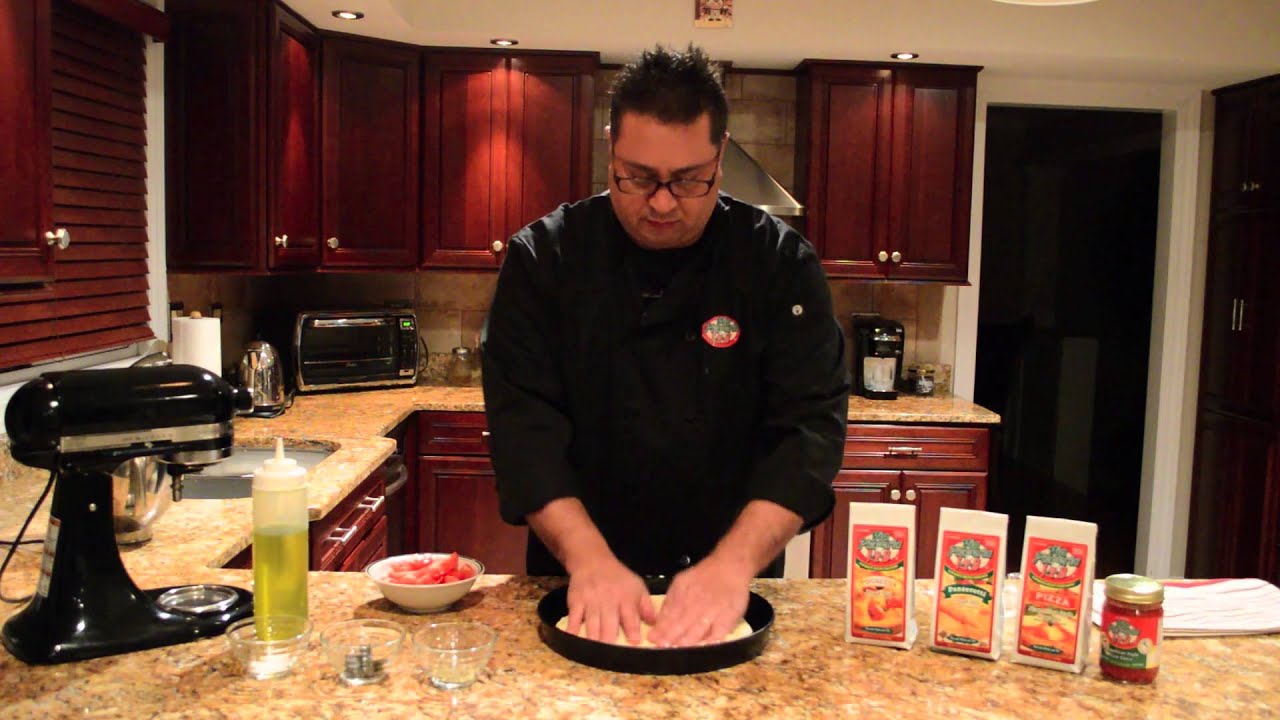 Via Pizzeria 123 Focaccia Bread Mix using a "Kitchen Aid Mixer" YouTube