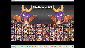 Spyro The Dragon In CVS POTS Style for Capcom Vs SNK Evolution Kore