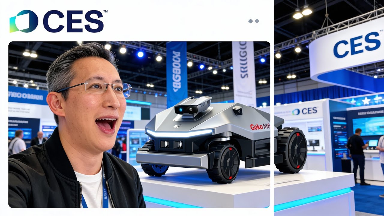 This Robot Lawn Mower Is Built Like a Tank | Goko M6 at CES 2026