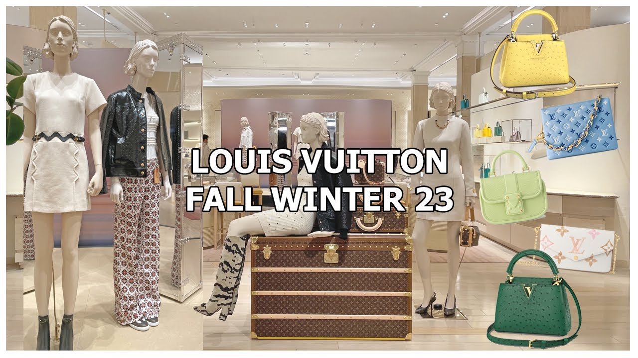 Louis Vuitton FALL WINTER 2023 collection at Harrods along with