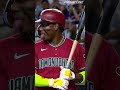 Geraldo Perdomo stuck his tongue out at Shohei Ohtani before his at-bat #baseball