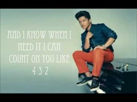 Count On Me Lyric Video/Bruno Mars