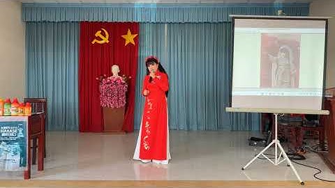 Hội thảo nông dân tại xã Bình Đông, Tiền Giang: Trích đoạn Tiếng trống Mê Linh -  Bích Thủy