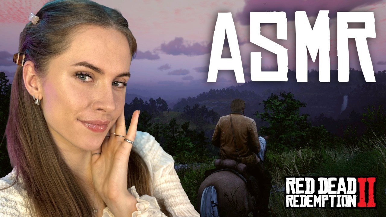 Soft Spoken ASMR Pony Trek | RDR2 Long Play For Sleep or Study