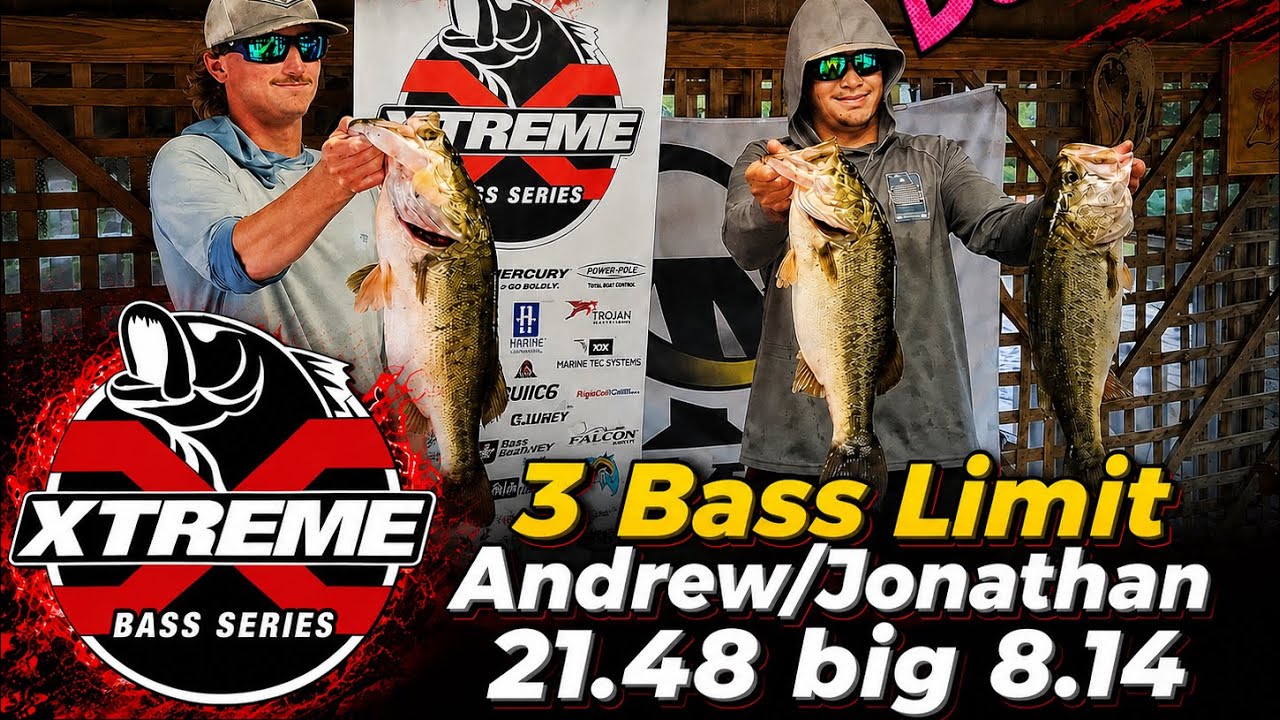 21.48 LBS on a 3 Bass Limit! 🔥 Xtreme Bass Series at Camp Mack … video clips at the end!!