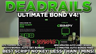 New Dead Rails Auto Bonds Script Op Auto Bond V4 Easy 10K Bonds No Key Auto Farm Afk 247
