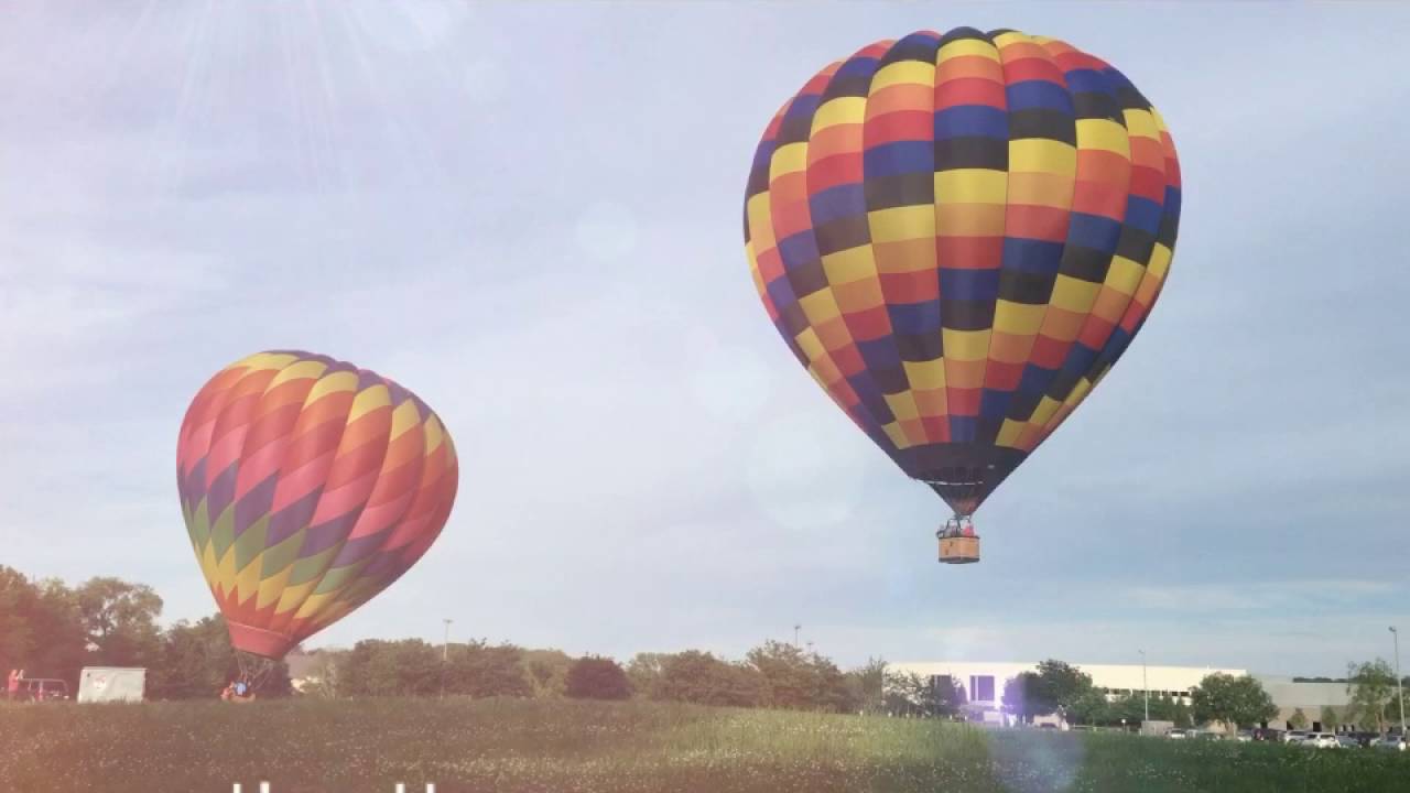 Hot Air Balloons Ride in Kansas YouTube