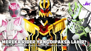 Mereka rider yang dipaksa lahir? | Bahas 7 kamen rider yang dipaksakan untuk muncul