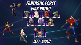 How to do The Fantastic Force War path!! left Side Easy Completion!! - Marvel Contest Of Champions