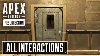 All Legends Interactions with mysterious Door in Firing range