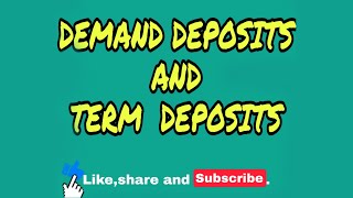 Demand Deposits And Term Deposits | Banking Awareness (By:- Shuru Academy)