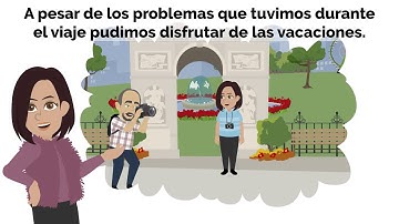 Conectores lógicos y preposiciones - Porque, aunque, a pesar de y sin embargo