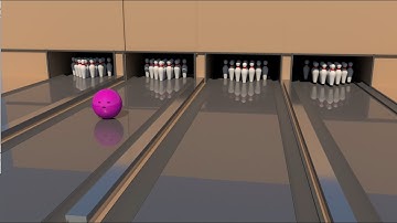 Maya: Bowling Animation in maya.