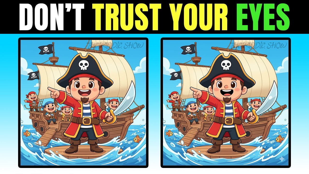 [Spot the Difference Brain Training] The subtle differences will test ...