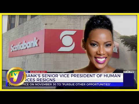 Scotiabank's Senior Vice President of Human Resources Resign | TVJ Business Day - Nov 1 2022