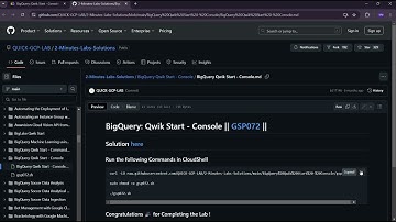 GSP072 Solution |  BigQuery: Qwik Start - Console  | Arcade Solution @googlecloudtech
