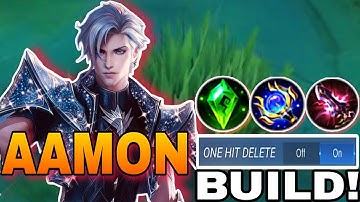 AAMON / ONE HIT DELETE BUILD THATS WHY I USE ONE HIT BUILD FOR AAMON IN RANK GAME MLBB 2023